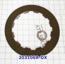 Фрикционный Диск 3-й передачи [12Tx1.6x99] 4L30E 3rd Clutch 1998-Up 203106A-DX (FRICTIONS) 96017371