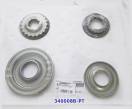 Комплект обрезиненных поршней из 4-х штук, U240 / U241E Toyota, Lexus 340008BK-PT (PISTONS AND RETAINERS)