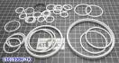 Комплект (30 шт) компрессионных тефлоновых колец, 722.3 / 722.5 Sealin 190199BK-TK (SEALING RINGS)