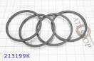 Комплект (4 шт) компрессионных тефлоновых колец 6T30 / 40 / 45E / 6F35 213199K-TK (SEALING RINGS)