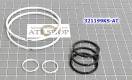 Комплект (7 шт) компрессионных тефлоновых колец JF011E / JF016 (CVT) б 321199KS-AT (SEALING RINGS)