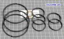 Комплект (8 шт) компрессионных тефлоновых колец AB60E / F, 3D-замки (в 332199K-AT (SEALING RINGS)