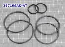 Комплект компрессионных тефлоновых колец (6шт), A6MF1 / 2/3 / 6F24 (3D 367199AK-AT (SEALING RINGS)