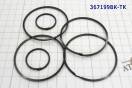 Комплект компрессионных колец из 6-ти штук A6LF1 / 2/3 KIT (2 тефлонов 367199BK-TK (SEALING RINGS)