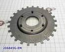 Пластина под датчик входных оборотов, Reluctor Wheel, 4T65E Input Spee 206845G-EM (SELECTORS) 24205418, 24212217