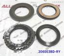 Комплект фрикционных дисков, 4T65E Volvo (forward input (30T) 2003-up 206003BD-RY (FRICTION MODULES)