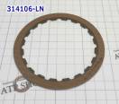 Фрикционный Диск High [20Tx1,6x86х104] RL4F03A ширина вершины зуба - 6 314106-LN (FRICTIONS)