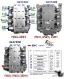 Плита управления в сборе (гидроблок), (Valve Body) F4A41 / F4A51 / A5H 363740D-EM (VALVE BODIES) 46210-3A503
