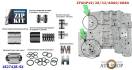 Ремонтный комплект гидроблока, Zip Kit  ZF6HP19 / 6HP19A / 6HP19X / 6H 182742B-SX (VALVE BODY PARTS) OEM6-6R60-ZIP, Sonn...