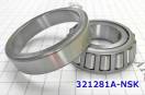 Подшипник промежуточного вала (62х30х17) JF011E / JF016E / CVT-TR680 / 321281A-NSK (WASHERS) 2950A006, HICAP30206JR