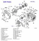 акпп F1C1 (CVT) COLT/COLT PLUS DION LANCER/LANCER WAGON RVR COLT PLUS LANCER