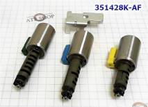 Комплект соленоидов-электрорегуляторов 3 шт. AW55-50 / 51SN , с кроншт 351428K-TW (SOLENOID GROUPS)