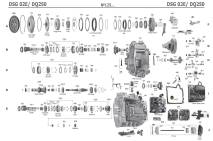 акпп DQ250\02E A3 Q3 TT BEETLE CADDY VAN EOS GOLF/GOLF PLUS/GTI JETTA/JETTA WAGO...