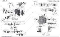 акпп TR580 / TR690 (CVT) EXIGA OUTBACK IMPREZA FORESTER LEGACY XV ASCENT LEVORG