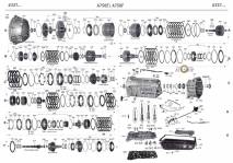 акпп A750F\E 4 RUNNER LAND CRUISER SEQUOIA TACOMA 4WD GX470 LX470 GRAND VITARA L...