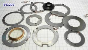 Комплект (12 шт) шайб (упорных подшипников скольжения), A4LD / 4R44E / (Комплекты подшипников)