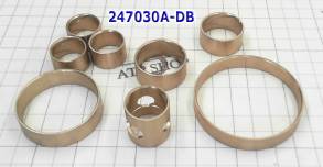 Комплект (8 шт) точёных бронзовых втулок 4F27E,  Bushing kit, [58,15x5 (BUSHING KITS)