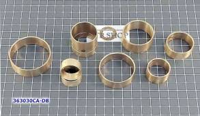 Комплект (8 шт) бронзовых втулок, R4A51 / V4A51, (46х43Х12,7), (40х37, (BUSHING KITS)