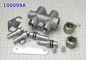 Термостат-байпас для доп. радиатора АКПП (Oil Thermostat) 100099A (COOLERS) 7L0-317-027A