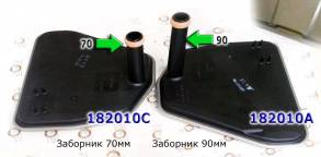 Фильтр масляный (Filter) ZF6HP26A / ZF6HP32A AUDI / BENTLEY (длина заб (FILTERS) 96720E, 0501-212-974