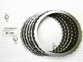 Комплект дисков пакета сцепления овердрайв, A6LF1 / A6LF2, FD [36Tx139 (FR/ST MODULES) 45525-3B400, 45525-3B410