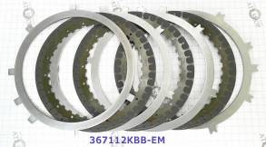 Комплект дисков пакета сцепления Underdrive, Friction & Steel Kit, A6L (FR/ST MODULES) 45625-3B001