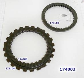 Комплект Фрикционов, 4HP20 1998-Up (FRICTION MODULES) 154752#, 1019-298-016