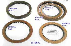 Комплект Фрикционных Дисков, 4L60E / 4L65E 2001-Up (FRICTION MODULES) 057752D#