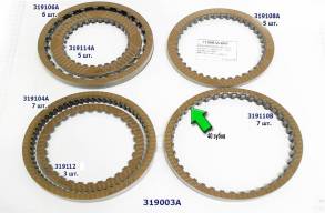 Комплект Фрикционов RE5R05A (Pathfinder, Armada, Frontier, Titan, QX56 (FRICTION MODULES) 174752B#