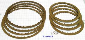 (Заказывать по позиции 321003C-DX) Комплект Фрикционов RE0F09A / RE0F0 (FRICTION MODULES) 181752#