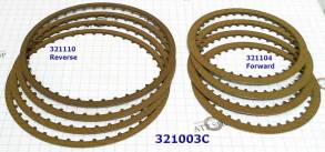 Комплект Фрикционов RE0F09A / RE0F09B / JF010E / JF011E / JF017 / JF01 (FRICTION MODULES) 181752#