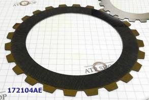 Фрикционный Диск [24Tx2,2x143] ZF4HP16 "С" clutch односторонний с нару (FRICTIONS) 192703A221, 1063-375-016, 4H6-792