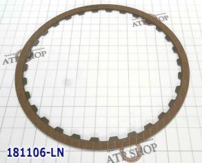 Фрикционный Диск ZF6HP19 / 6HP21 [30Tx2,16x169] Clutch "B" 2002-Up (FRICTIONS) 143700-216#, 6H1-975, 1071-272-004