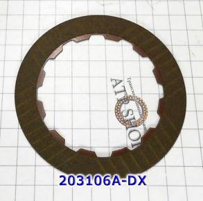 Фрикционный Диск 3-й передачи [12Tx1.6x99] 4L30E 3rd Clutch 1998-Up (FRICTIONS) 96017371