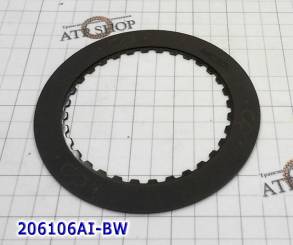 Фрикционный Диск 4T65E (3rd Clutch) односторонний с внутренним зубом [ (FRICTIONS) 062714B210#, 24216287, 4T5-455A