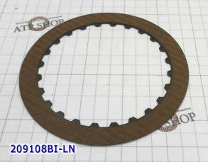 Фрикционный Диск [24Tx1,6x130] 5L40E №4 Forward Clutch односторонний с (FRICTIONS) 96024637