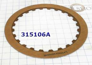 Фрикционный Диск RE4F04A / 4F20E / JF506A (High Clutch) [24Tx1,6x112] (FRICTIONS) 09A-202, 105702B#, 31532-80X13, FO4-60...