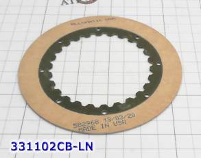 Фрикционный Диск, широкая фрикционная накладка. Underdrive Brake № 2 [ (FRICTIONS) 34262-12010
