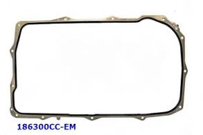 Прокладка поддона металлическая, обрезиненная, 15 отверстий, ZF8HP75X 186300CC-EM (GASKETS) 0501-332-128
