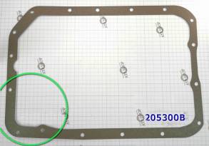 Прокладка поддона "фибра", Fibre Jaguar 4L80E 1993-Up (входят в ремком (GASKETS)