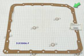 Прокладка поддона "дюрапрен", RE5R05A, 2nd DESIGN, 1 угол скошен, Толь (GASKETS)