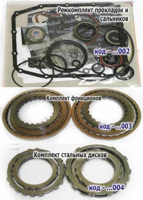 Мастеркит 5HP19, BMW c 1997 года (Комплект прокладок и сальников, всех (MASTER KITS)