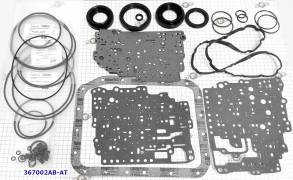 Комплект Прокладок и Сальников с поршнями (4WD) A6MF2 / A6MF3 тефлоны (OVERHAUL KITS)