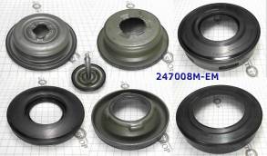 Kомплект обрезиненных поршней, (7 штук), 4F27E / FN4AEL MAZDA (PISTONS AND RETAINERS)