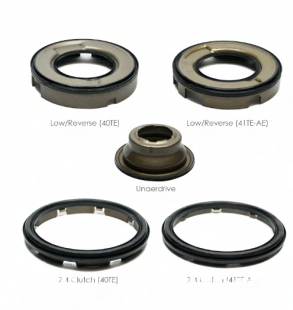 Комплект (5 шт) обрезиненных поршней, A604 (40TE / 41TE FWD / 41AE AWD (PISTONS AND RETAINERS)