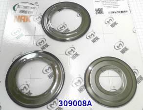 Комплект обрезиненных поршней из 3-х штук, JR710E / JR711E (PISTONS AND RETAINERS)