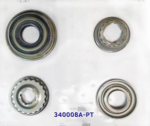 Комплект (4 шт) обрезиненных поршней U140 (Direct & Underdrive) (PISTONS AND RETAINERS)