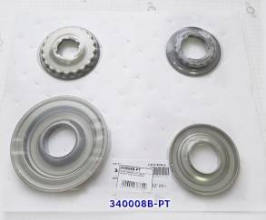 Комплект обрезиненных поршней U240 / U241E Toyota, Lexus 2003-09 (PISTONS AND RETAINERS)