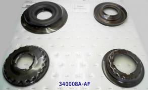 Комплект (4 шт) обрезиненных поршней U140 (Direct & Underdrive) (PISTONS AND RETAINERS)