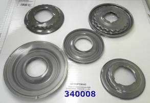 Комплект (6 шт) обрезиненных поршней U240 Toyota, Lexus 2003-09 (PISTONS AND RETAINERS)